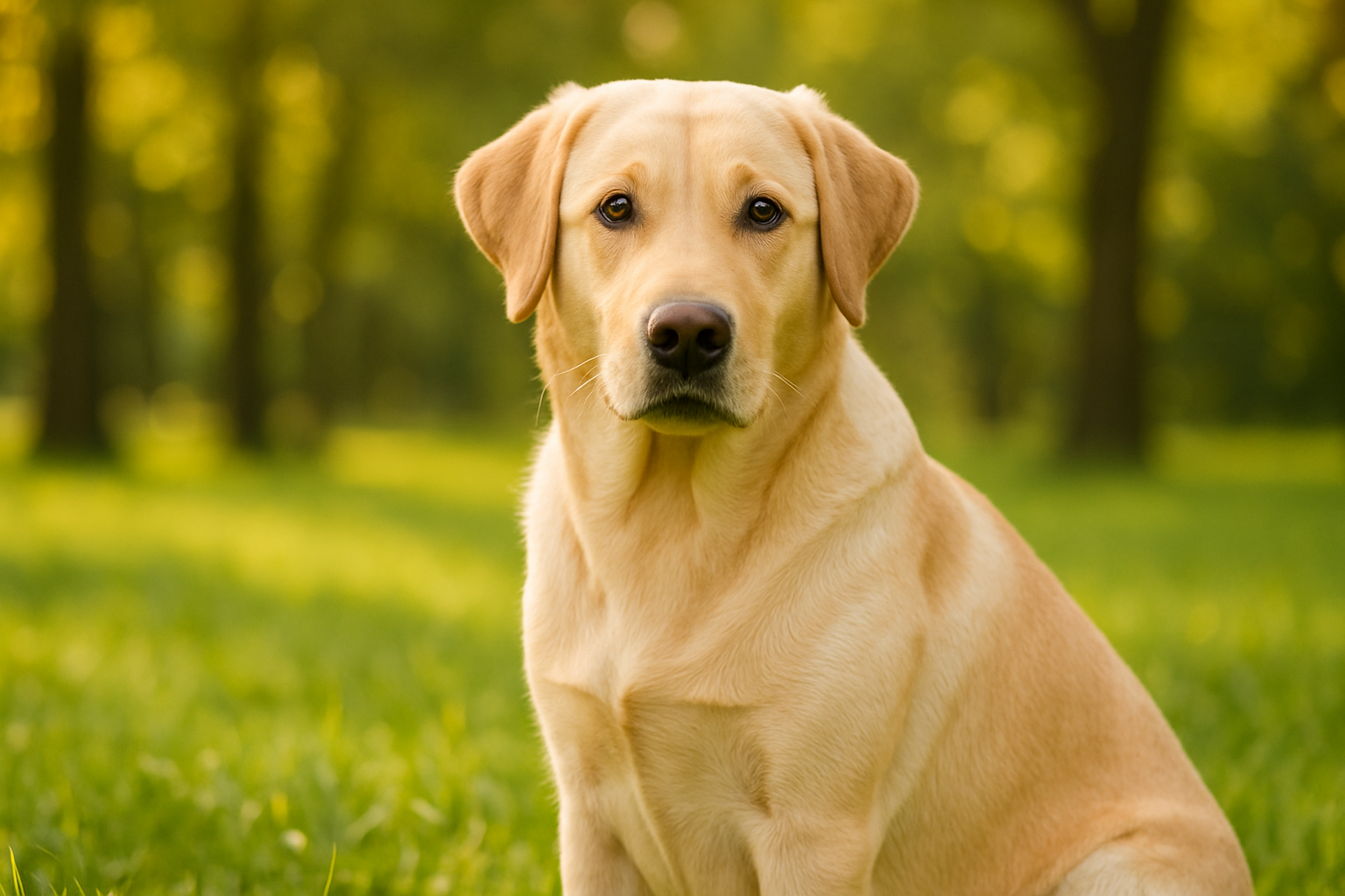 Палевый лабрадор